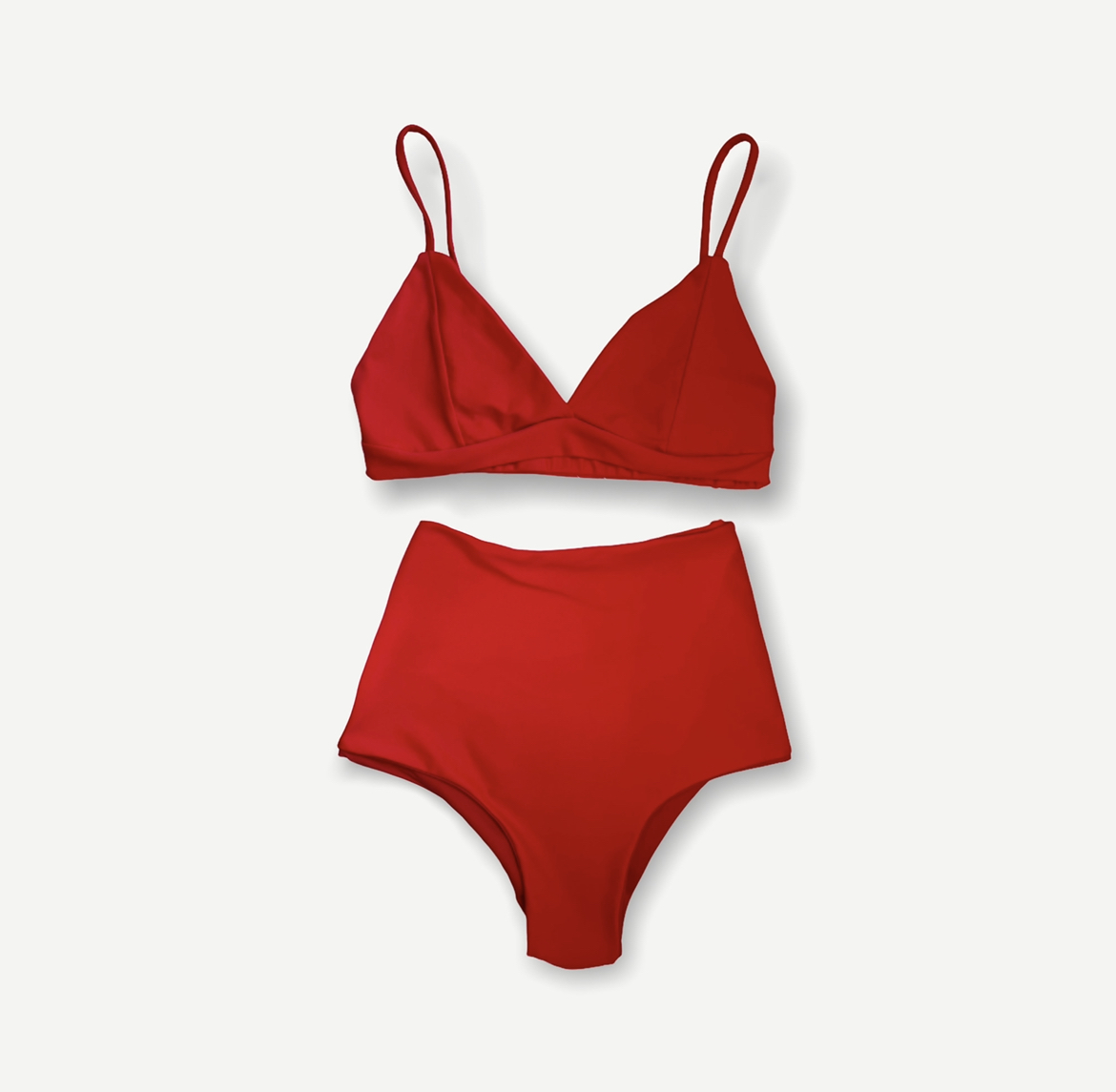 Bikini Pavilos Rojo Calzón Vintage